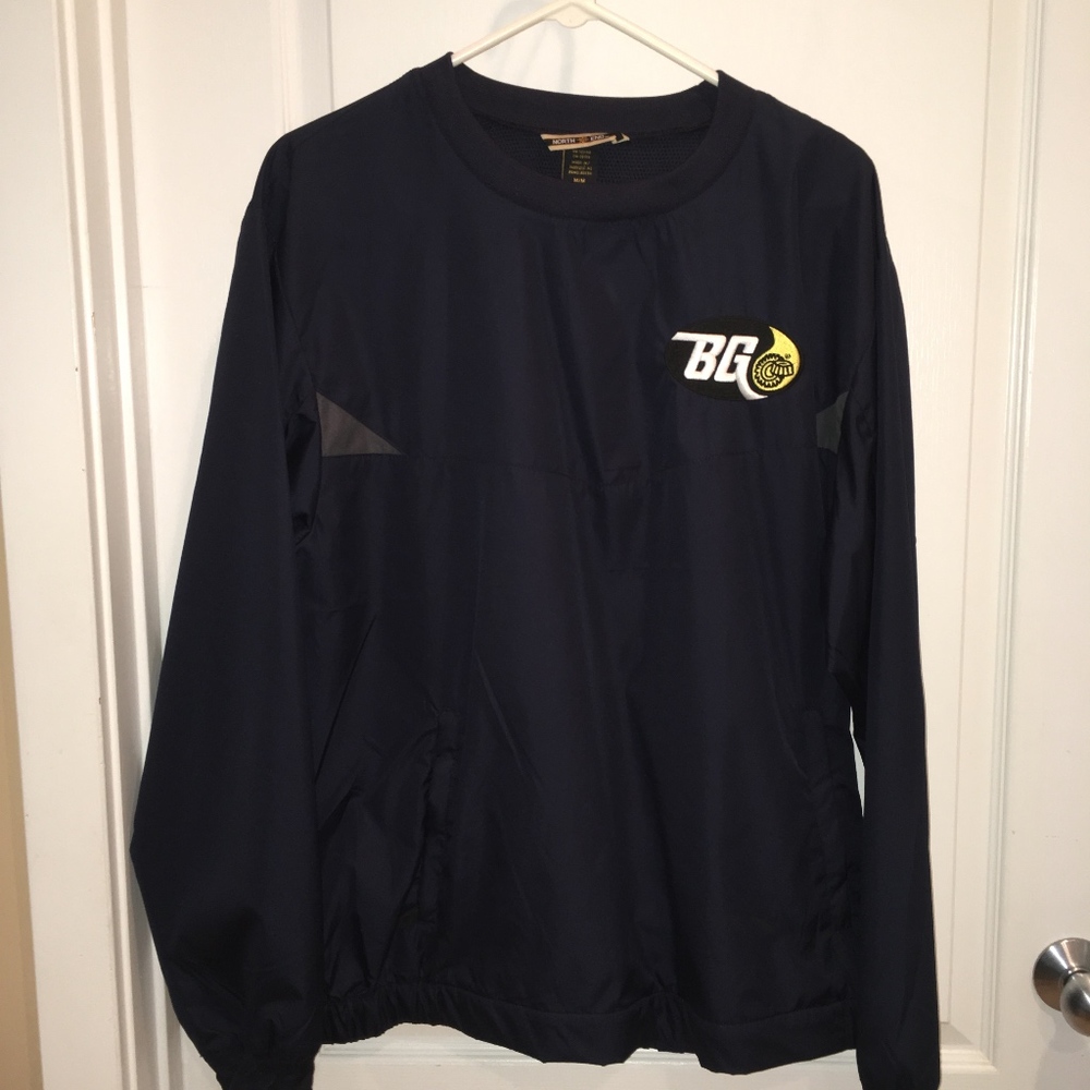 Men's Black Pull-Over Shell